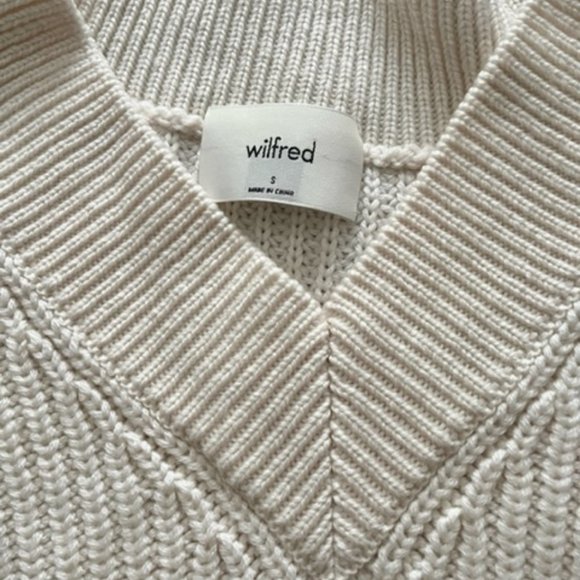 Aritzia Wilfred Belize Sweater - Heather Birch - Picture 3 of 4
